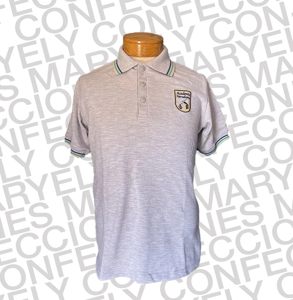 Polera Piquet Manga Corta Academia Nerudiana