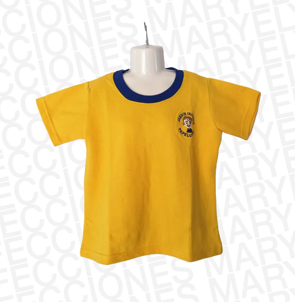 Polo Con Cuello Manga Corta Jardín Papelucho